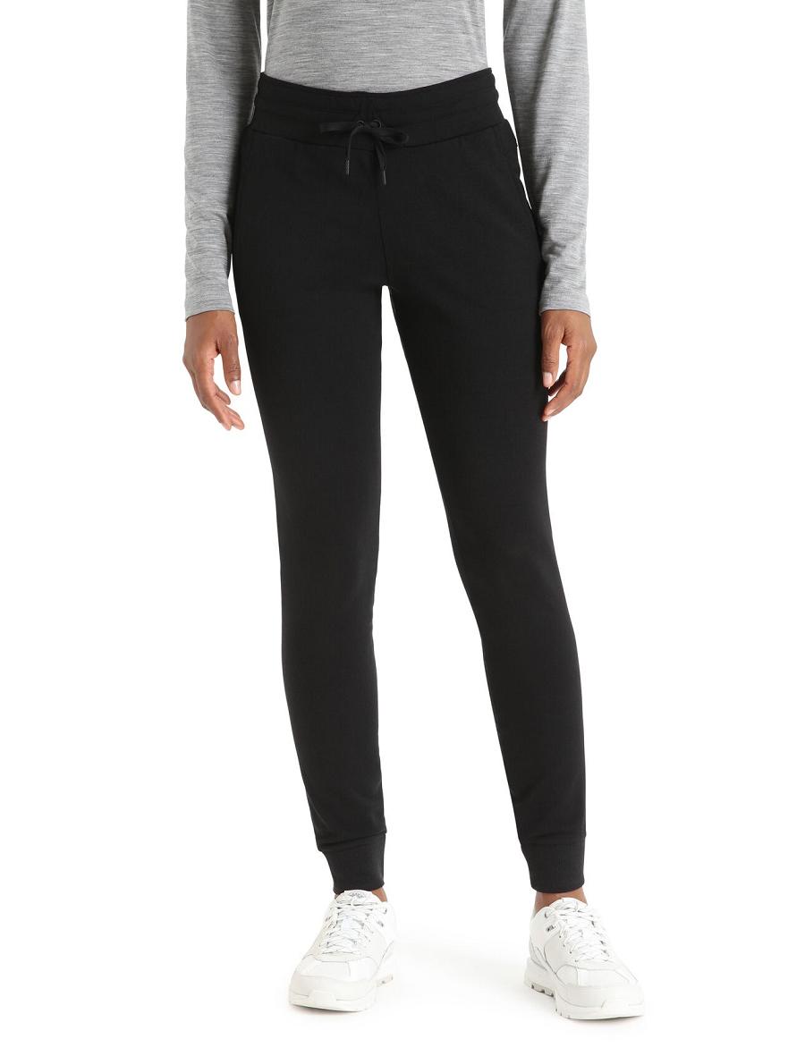 One Piece & Sets Icebreaker Merino Crush Pants Damskie Czarne | PL 1198FDNM